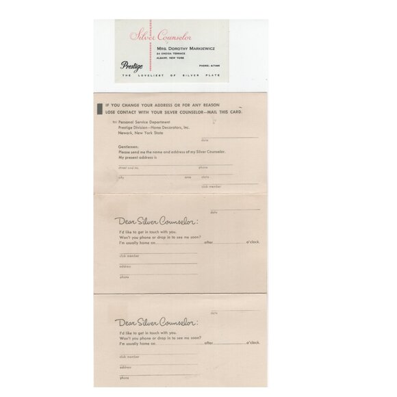 Vintage Book Silver Etiquette By Emily Post 1952 Related Paperwork Sales - Picture 10 of 13